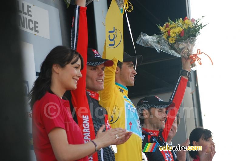 The Paris-Nice 2010 podium