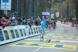 De finish op de Col de l'Ospedale