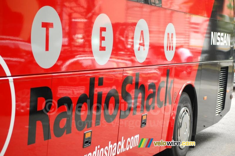 Team Radioshack bus