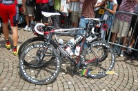 Jens Voigt's and Marcus Burghardt's bikes