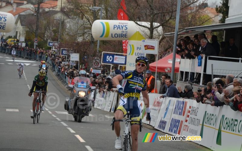 Lieuwe Westra (Vacansoleil-DCM Pro Cycling Team) wint de Classic Loire Atlantique 2011