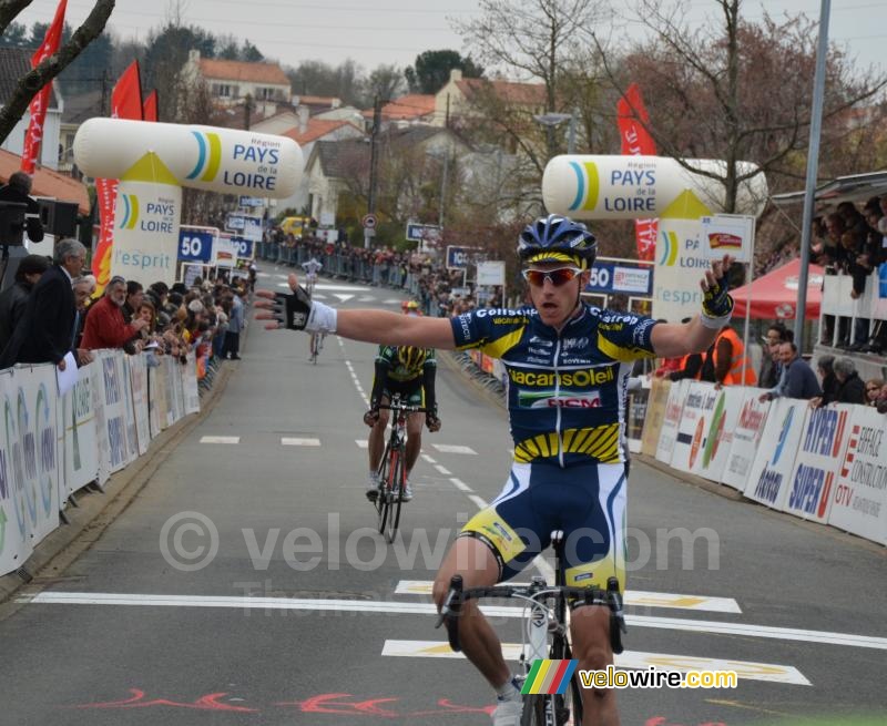 Lieuwe Westra (Vacansoleil-DCM Pro Cycling Team) remporte la Classic Loire Atlantique 2011 (2)