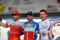 The podium of Cholet-Pays de Loire 2011