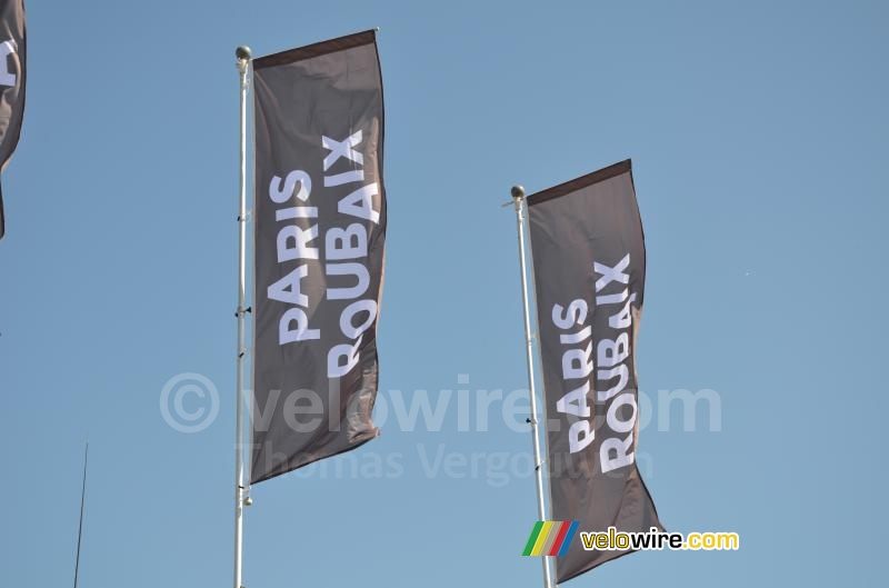 Paris-Roubaix flags