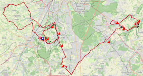 Het parcours van de Brabantse Pijl 2026