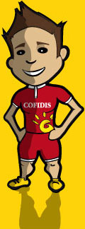 Tim, la mascotte de Cofidis, © Cofidis Tim, la mascotte de Cofidis, © Cofidis