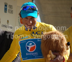 Pierrick Fédrigo in yellow Pierrick Fédrigo in yellow