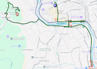 The race route of the fifth stage of the Etoile de Bessèges - Tour du Gard 2026