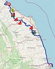 Le parcours de la douzième étape du Tour d'Italie 2024