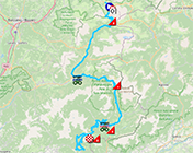 Le parcours de la dix-septième étape du Tour d'Italie 2024