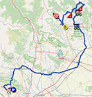 Le parcours de la deuxième étape du Tour d'Italie 2024