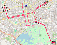 The race route of the 2nd stage of the Tour of Italy 2025 The race route of the 2nd stage of the Tour of Italy 2025
