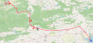 Het parcours van de 2e etappe van de Ronde van Italië 2026