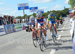 Marianne Vos in de achtervolging Marianne Vos in de achtervolging