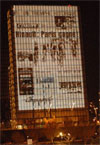 L'Equipe sur la façade de la BNF - Hinault : Paris gagné