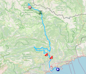 Het parcours van de zevende etappe van Parijs-Nice 2026