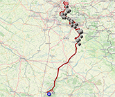 Le parcours de Paris-Roubaix 2025