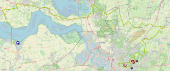 The race route of the Grand Prix de l'Escaut 2026