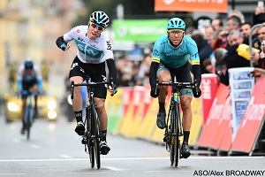 Paris-Nice 2018 : du soleil sur les Espagnols David De La Cruz et Marc Soler dans la dernire tape