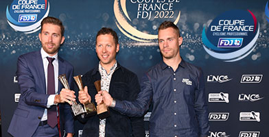 La soirée de remise des trophées de la Coupe de France FDJ 2022 a eu lieu vendredi, retour en images et en interview
