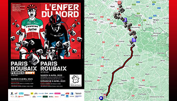 Paris-Roubaix 2023: its race route on Open Street Maps/Google Earth, its cobble stones sections and the other details of the 120th edition of the Hell of the North