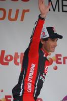 Jos Ivan Gutierrez behoudt zijn titel als winnaar van de Eneco Tour ... zelfs zonder zadel!