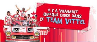 The Team Vittel - de 21ste ploeg in de Tour de France 2009 - heeft nu een eigen blog!