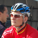 Ronde van Spanje 2009: Andr Greipel (Columbia HTC) wint weer en pakt de leiderstrui