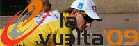 Fabian Cancellara (Saxo Bank) wint ook de tweede tijdrit in de Vuelta 2009 en pakt de gouden leiderstrui terug!