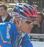 Damiano Cunego (Lampre-NGC) wins the first mountain stage in the Vuelta 2009