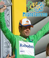 Milan-San Remo 2010: Oscar Freire (Rabobank) wins the Primavera