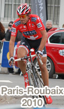 Fabian Cancellara does a double victory with Paris-Roubaix 2010 after the Tour of Flanders!