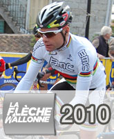 Cadel Evans (BMC Racing Team) wins the Flèche Wallonne 2010