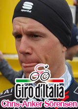 Chris Anker Sörensen signe une très belle victoire d'étape en haut du Terminillo sur le Giro d'Italia 2010