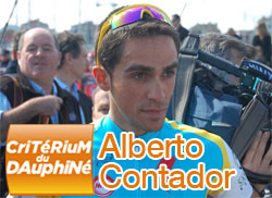 Surprise ou pas surprise ? - Alberto Contador remporte le prologue du Critérium du Dauphiné 2010