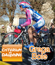 Grega Bole wins the sprint for the 1st stage of the 2010 Critérium du Dauphiné
