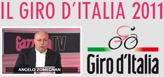 De video's met commentaar van Angelo Zomegnan over het parcours van de 21 etappes van de Giro d'Italia 2011