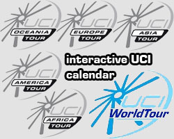 Le calendrier cycliste UCI 2011 interactif, une exclusivité paris.thover.com !