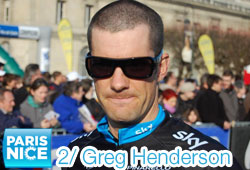 Greg Henderson (Team Sky) wint de 2de etappe van Parijs-Nice 2011