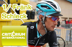 Fränk Schleck (Team Leopard-Trek) pedals fastest on the Col de l'Ospedale !