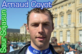 Paris-Roubaix 2011 pour Arnaud Coyot (Saur-Sojasun) : pas là pour faire un résultat