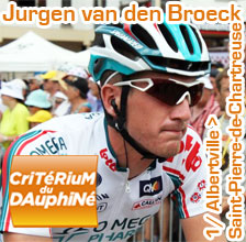 After Boom, Jurgen van den Broeck in the Critérium du Dauphiné 2011