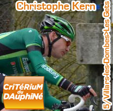 Critérium du Dauphiné 2011 : Les Gets voor Christophe Kern