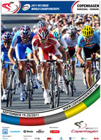 The race course of the World Championships cycling in Copenhagen (Denmark) on Google Maps/Google Earth
