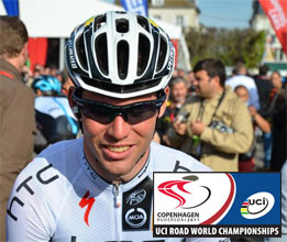 Mark Cavendish wordt Wereldkampioen in Kopenhagen ... in de sprint !