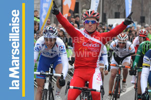 Samuel Dumoulin remporte le Grand Prix La Marseillaise 2012, premire course de la Coupe de France