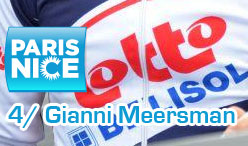 Paris-Nice 2012 : Gianni Meersman monte de deux marches sur le podium