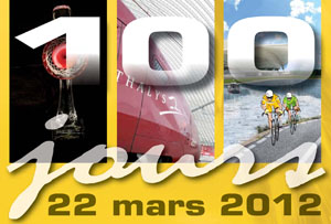 100 days before the Grand Départ of the Tour de France 2012 in Liège