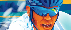 The race route of the World Championships 2012 on Google Maps/Google Earth