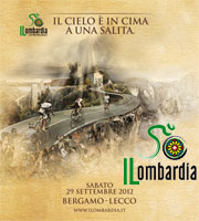The Tour of Lombardia 2012 race route on Google Maps/Google Earth, profile and time- and route schedule